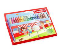 STABILO Puissance Feutres - 2mm Neuf - Portefeuille De 24 Mélange Couleurs