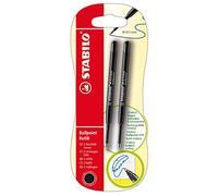 STABILO Recharges pour stylo-bille Pointball – Blister x2 – Noir