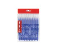 STABILO power - Feutre de coloriage - Recharge schoolpack x 12 feutres pointe moyenne - Bleu
