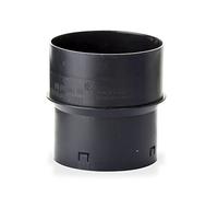STABILO Sanitaer Manchon de transition DN100/110 en PVC KG HT pour tuyau d'évacuation des eaux usées Noir, 100% Polypropylène, 1 unité