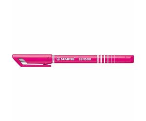STABILO SENSOR 189/56 Lot de 10 Stylos-feutres Pointe Extra-fine sur Amortisseur