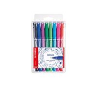 Stabilo Sensor - Feutre Fin - Couleurs Assorties - 0.3 Mm - Fin - Pack De 8