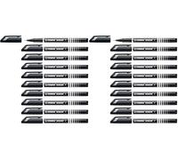 STABILO SENSOR - Stylo feutre pointe fine - Lot x 10 stylos-feutres - pointe 0,3 mm - Noir (Lot de 2)