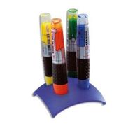 Stabilo Set De Bureau De 4 Surligneurs Pointe Biseautée Encre Liquide Luminator