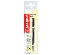 Recharge pour stylo bille Stabilo Grow pointe moyenne 0,5 mm - Encre noire