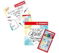 STABILO Stylo 68 Brosse Portefeuille De 12 Assorti Couleurs + Comment Main