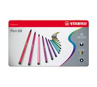 Stabilo Stylo 68 Premium Fibre Pointe Stylos en Boîte Art Produits 50 Nuances