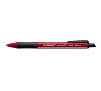 Stabilo Stylo À Bille Rétractable Pointball Naturecolors Rouge Dahlia Écriture Bleue