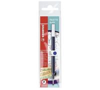 STABILO Stylo bille Palette- lot x10 stylos roller retractable - bleu