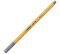 STABILO Stylo-Feutre POINT 88 Pointe Fine 0,4 mm gris foncé