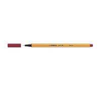 Stylo feutre pointe fine - STABILO point 88 - 1 stylo-feutre - rouge foncé