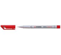 Stabilo Stylo Feutre Pour Film Ohpen Universal, Indélébile,Rouge