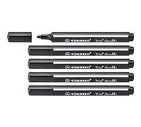 STABILO Stylo feutre Trio Scribbi, noir Noir G