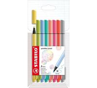 Stabilo - Stylo Filt Pointmax 488/8 M Pastel 8st ASS | Enui un 8 pièces | 10 pièces