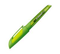 STABILO - Stylo-plume avec plume standard M - EASYbuddy vert citron vert - Couleur de l'encre bleue (effaçable) - Stylo unique - Cartouche incluse