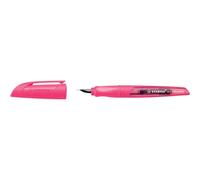 Stabilo Stylo Plume Easybuddy Fluo M, Pour Droitiers, Rose