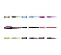 STABILO Stylo-plume EASYbuddy M standard – noir/magenta - bleu – effaçable – avec cartouche