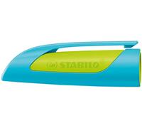 STABILO Stylo plume ergonomique Easybuddy Fresh Edition - Capuchon - Bleu clair/citron vert