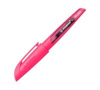 STABILO - stylo plume ergonomique - EASYbuddy NEON - plume M pour gaucher et droitier - Cartouche incluse - Rose fluo