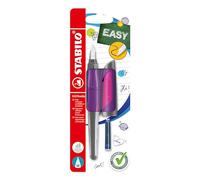 STABILO - Stylo-plume standard M - EASYbuddy en violet/magenta - bleu (effaçable) - Stylo unique - Cartouche incluse
