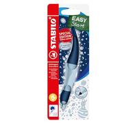 STABILO - Stylo roller - EASYoriginal 3D DreamWorld - Stylo ergonomique pour gaucher - Rechargeable - Encre bleu effaçable -Bleu - Blister