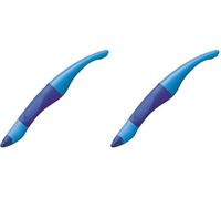 STABILO - Stylo roller ergonomique rechargeable - EASYoriginal - Bleu - Droitier (Lot de 2)