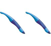 STABILO - Stylo roller ergonomique rechargeable - EASYoriginal - Bleu - Gaucher (Lot de 2)