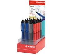 STABILO Stylo roller Palette, présentoir de comptoir de 16 G