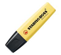STABILO Surligneur BOSS ORIGINAL Pastel – pointe biseautée 2 et 5 mm – Pochette 8 coloris assortis