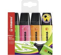 STABILO Surligneur BOSS® ORIGINAL 70/4 jaune, vert, orange, rose 2 mm, 5 mm 4 pc(s)