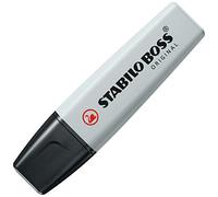 STABILO Surligneur BOSS ORIGINAL Pastel pointe Biseau 2-5 mm Poudre de Gris