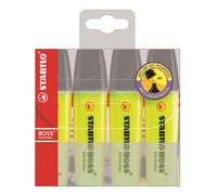 Stabilo Boss 70 Pack de 4 Marqueurs Fluo G