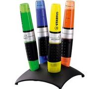 STABILO Surligneur LUMINATOR, set de bureau de 4 Bleu G