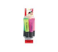STABILO Surligneurs Texmarker NEON Filet de 5 Assortis