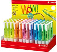 Surligneurs swing cool, présentoir en carton de 48