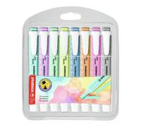 STABILO Swing Cool Lot de 8 surligneurs pastel