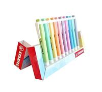 STABILO Swing Cool Pastel Lot de 10 surligneurs 10 couleurs différentes | Set de table de 10