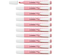 STABILO swing cool Pastel - Surligneur - Lot x 10 - Soupçon de Rose