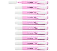 STABILO swing cool Pastel - Surligneur - Lot x 10 surligneurs pastel - mauve givré