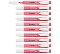 STABILO swing cool Pastel - Surligneur - Lot x 10 surligneurs - Pétale de rose