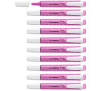 STABILO swing cool - Surligneur - Lot x 10 surligneurs fluo - Rose