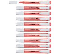 Surligneur - STABILO swing cool - 1 surligneur -rouge