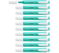 STABILO Surligneur Swing Cool Lot de 10 Fluorescent Turquoise