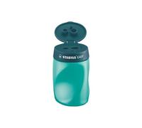 STABILO Taille-crayon ergonomique EASYsharpener bleu ardoise avec réservoir Droitier