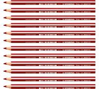 Stabilo Trio Crayon De Couleur Triangulaire Rouge Lot De 12