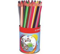 STABILO Trio de 38 crayons de couleur dans une boîte en métal