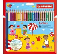 Stabilo Trio Maxi Pastels - Paquet De 24 Pcs