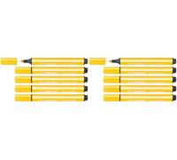 STABILO Trio Scribbi - Feutre de coloriage - Lot x 5 feutres - jaune (Lot de 2)