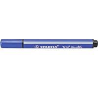 STABILO Trio Scribbi Feutre triangulaire à plume Bleu