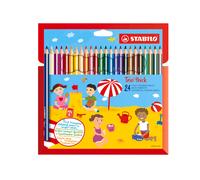 STABILO Trio thick Coffret de 24 crayons de couleur larges